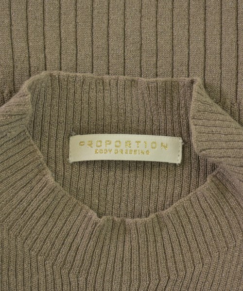 PROPORTION BODY DRESSING（プロポーションボディードレッシング）ニット・セーター 茶 サイズ:F レディース/2200690229035