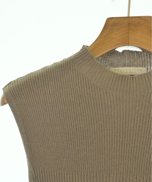 PROPORTION BODY DRESSING（プロポーションボディードレッシング）ニット・セーター 茶 サイズ:F レディース/2200690229035