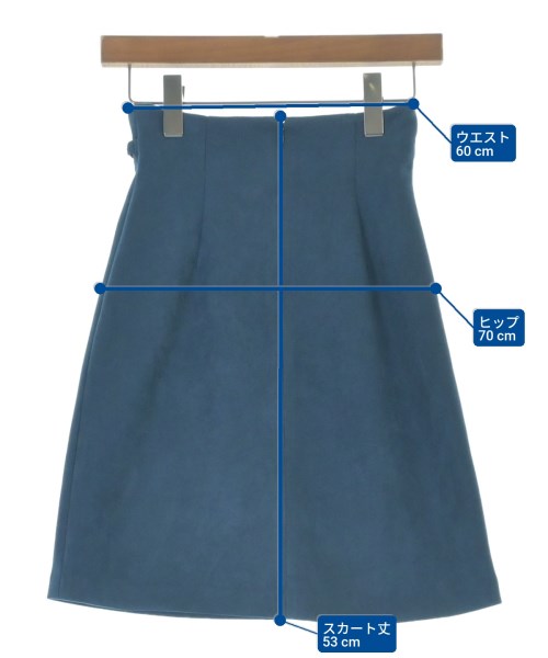 PROPORTION BODY DRESSING（プロポーションボディードレッシング）ひざ丈スカート 青 サイズ:XS レディース/2200690229059