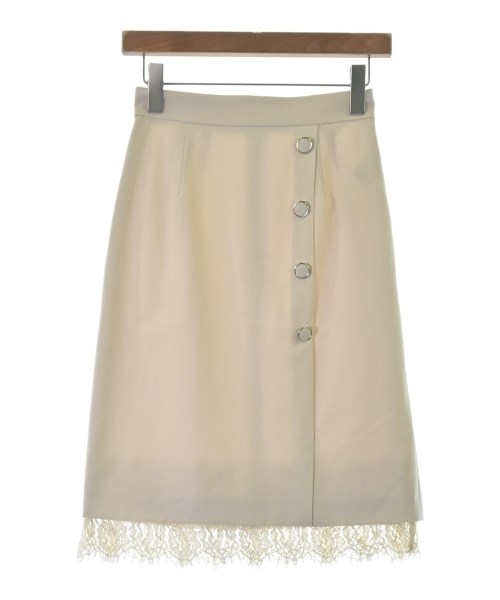 PROPORTION BODY DRESSING(プロポーションボディードレッシング)ひざ丈スカート 白 サイズ:S/2200697906021
