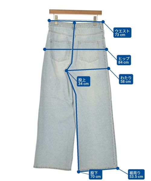 PROPORTION BODY DRESSING（プロポーションボディードレッシング）デニムパンツ 青 サイズ:M レディース/2200699907019