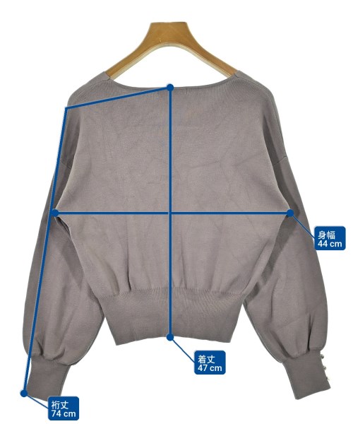 PROPORTION BODY DRESSING（プロポーションボディードレッシング）ニット・セーター グレー サイズ:M レディース/2200699907088