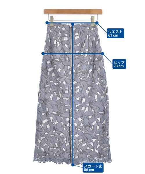 PROPORTION BODY DRESSING（プロポーションボディードレッシング）ロング・マキシ丈スカート グレー サイズ:S レディース/2200650773059