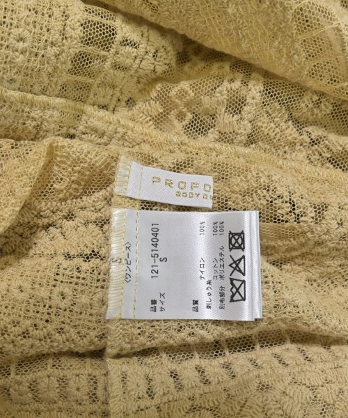 PROPORTION BODY DRESSING（プロポーションボディードレッシング）ワンピース 黄 サイズ:S レディース/2200650566040