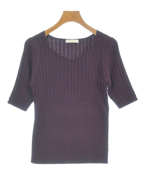PROPORTION BODY DRESSING(プロポーションボディードレッシング)ニット・セーター 紫 サイズ:F/2200650566101