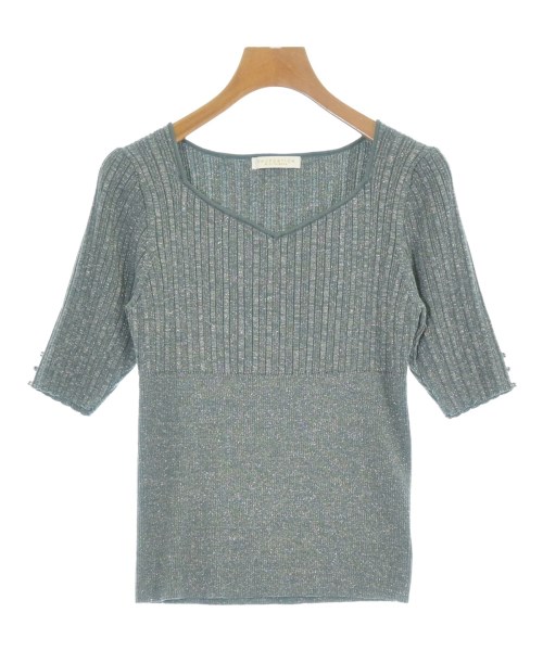 PROPORTION BODY DRESSING(プロポーションボディードレッシング)ニット・セーター 緑 サイズ:F/2200650566118