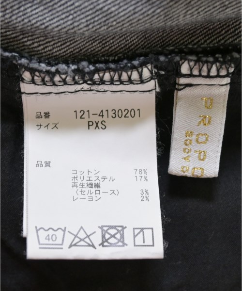 PROPORTION BODY DRESSING（プロポーションボディードレッシング）デニムパンツ 黒 サイズ:XS レディース/2200650566170