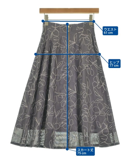 PROPORTION BODY DRESSING（プロポーションボディードレッシング）ロング・マキシ丈スカート グレー サイズ:S レディース/2200650566187