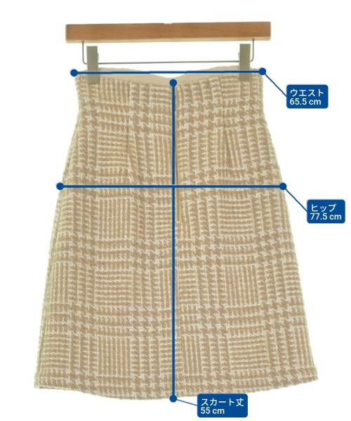 PROPORTION BODY DRESSING（プロポーションボディードレッシング）ひざ丈スカート ベージュ サイズ:S レディース/2200650566231