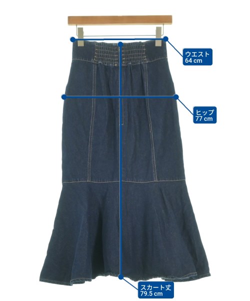 PROPORTION BODY DRESSING（プロポーションボディードレッシング）ロング・マキシ丈スカート 青 サイズ:S レディース/2200650566279