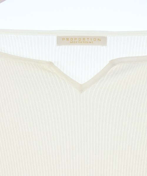 PROPORTION BODY DRESSING（プロポーションボディードレッシング）ニット・セーター 白 サイズ:S レディース/2200661436035