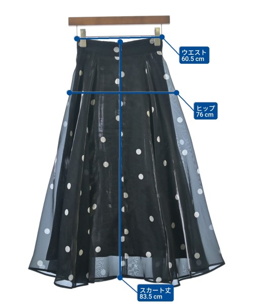 PROPORTION BODY DRESSING（プロポーションボディードレッシング）ロング・マキシ丈スカート 黒 サイズ:PXS レディース/2200661436059