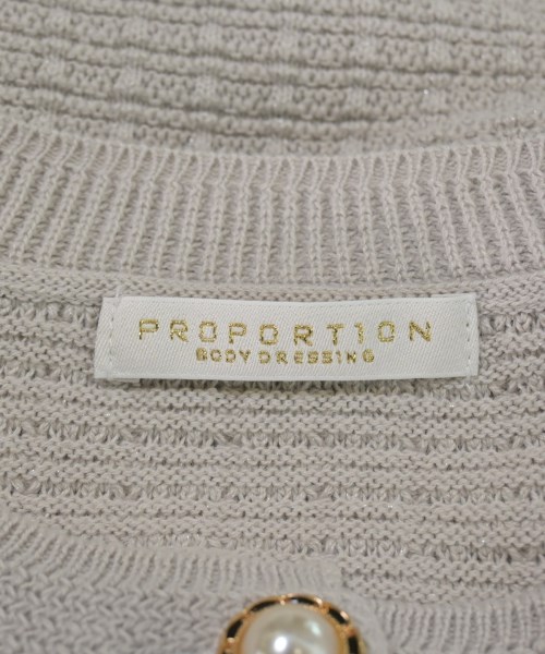 PROPORTION BODY DRESSING（プロポーションボディードレッシング）カーディガン グレー サイズ:S レディース/2200659570055