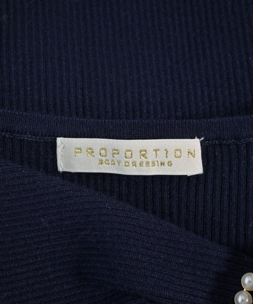 PROPORTION BODY DRESSING（プロポーションボディードレッシング）ニット・セーター 紺 サイズ:M レディース/2200711224209