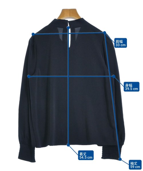 PROPORTION BODY DRESSING（プロポーションボディードレッシング）ブラウス 紺 サイズ:S レディース/2200709020028