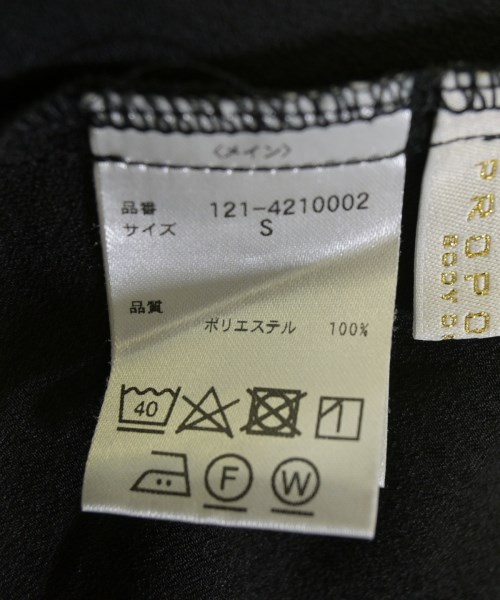 PROPORTION BODY DRESSING（プロポーションボディードレッシング）ブラウス 黒 サイズ:S レディース/2200709020042