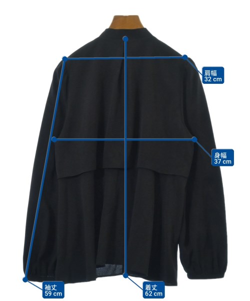 PROPORTION BODY DRESSING（プロポーションボディードレッシング）ブラウス 黒 サイズ:S レディース/2200709020042