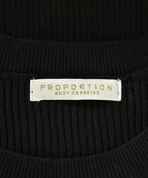 PROPORTION BODY DRESSING（プロポーションボディードレッシング）ニット・セーター 黒 サイズ:M レディース/2200712124027