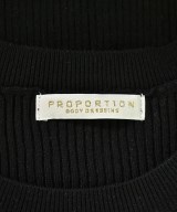 PROPORTION BODY DRESSING（プロポーションボディードレッシング）ニット・セーター 黒 サイズ:M レディース/2200712124027