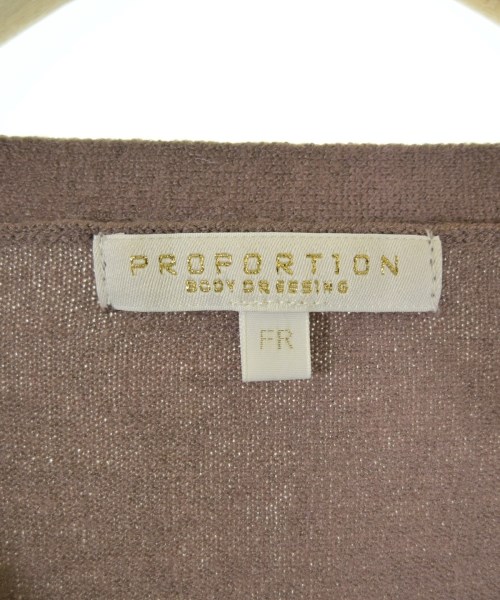 PROPORTION BODY DRESSING（プロポーションボディードレッシング）カーディガン 茶 サイズ:F レディース/2200714348056