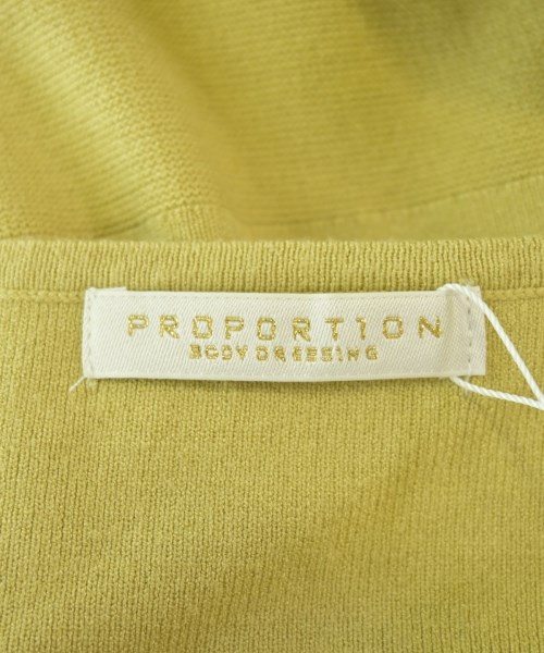 PROPORTION BODY DRESSING（プロポーションボディードレッシング）ワンピース 黄 サイズ:S レディース/2200706403039