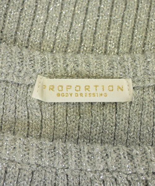 PROPORTION BODY DRESSING（プロポーションボディードレッシング）ニット・セーター シルバー サイズ:F レディース/2200706403046