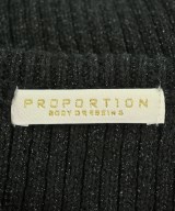 PROPORTION BODY DRESSING（プロポーションボディードレッシング）ニット・セーター 黒 サイズ:F レディース/2200706403053