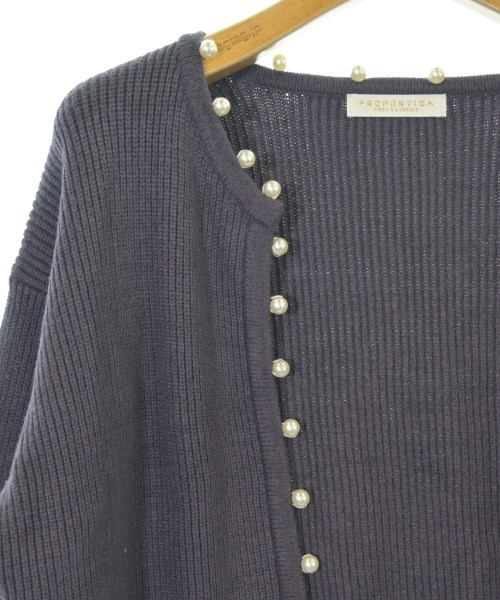 PROPORTION BODY DRESSING（プロポーションボディードレッシング）カーディガン 紫 サイズ:F レディース/2200706403084