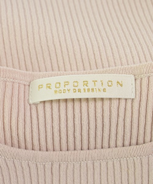 PROPORTION BODY DRESSING（プロポーションボディードレッシング）ニット・セーター ベージュ サイズ:F レディース/2200710962058