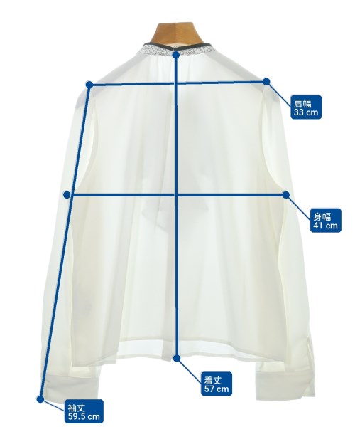 PROPORTION BODY DRESSING（プロポーションボディードレッシング）ブラウス 白 サイズ:M レディース/2200715432174