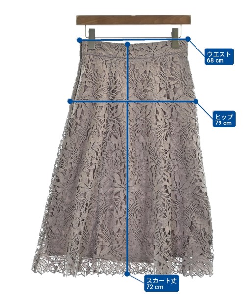 PROPORTION BODY DRESSING（プロポーションボディードレッシング）ロング・マキシ丈スカート 紫 サイズ:M レディース/2200700067015