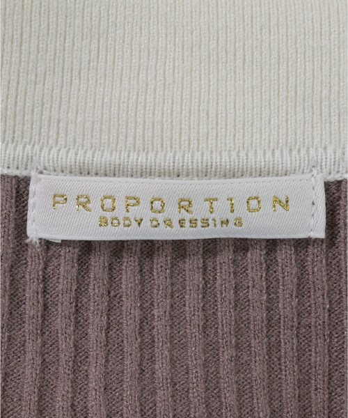 PROPORTION BODY DRESSING（プロポーションボディードレッシング）ワンピース 茶 サイズ:M レディース/2200714684017