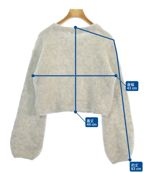 PROPORTION BODY DRESSING（プロポーションボディードレッシング）カーディガン グレー サイズ:F レディース/2200714684079