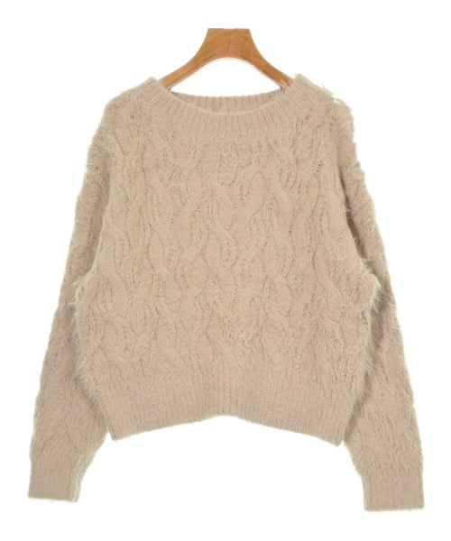 PROPORTION BODY DRESSING(プロポーションボディードレッシング)ニット・セーター ベージュ サイズ:F/2200636190047
