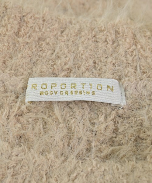PROPORTION BODY DRESSING（プロポーションボディードレッシング）ニット・セーター ベージュ サイズ:F レディース/2200636190047