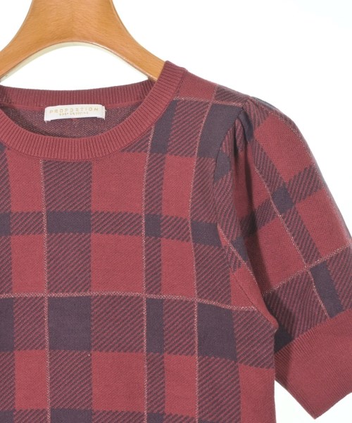 PROPORTION BODY DRESSING（プロポーションボディードレッシング）ニット・セーター 赤 サイズ:F レディース/2200642468062