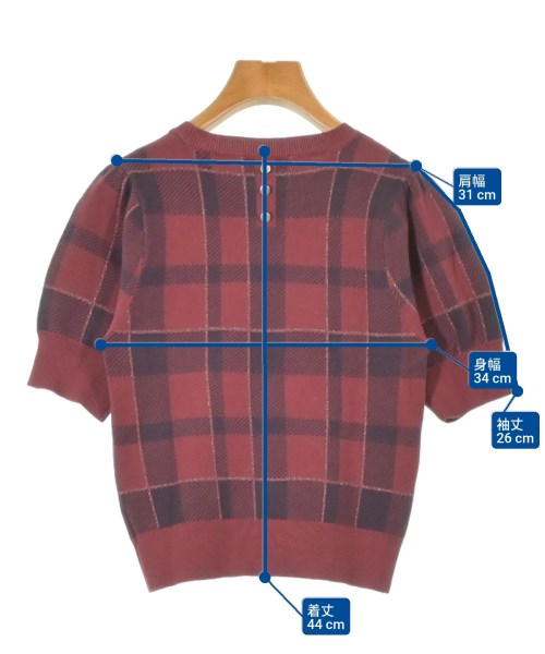 PROPORTION BODY DRESSING（プロポーションボディードレッシング）ニット・セーター 赤 サイズ:F レディース/2200642468062