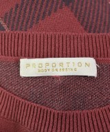 PROPORTION BODY DRESSING（プロポーションボディードレッシング）ニット・セーター 赤 サイズ:F レディース/2200642468062