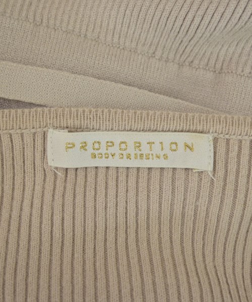 PROPORTION BODY DRESSING（プロポーションボディードレッシング）ワンピース ベージュ サイズ:M レディース/2200654374016