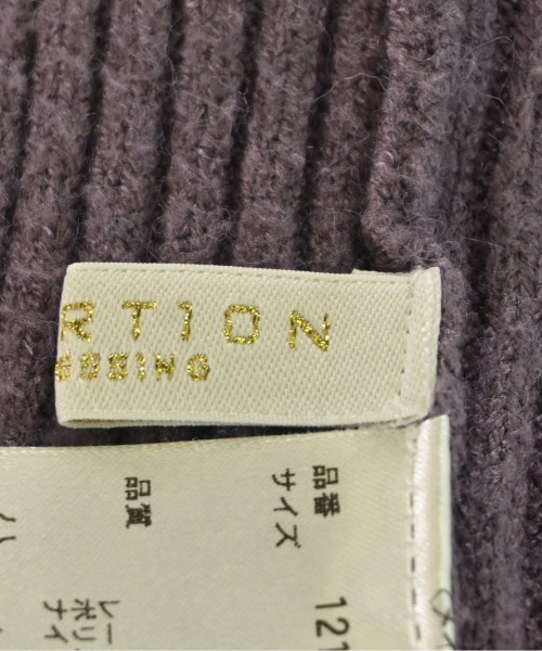 PROPORTION BODY DRESSING（プロポーションボディードレッシング）ニット・セーター 紫 サイズ:F レディース/2200700146031