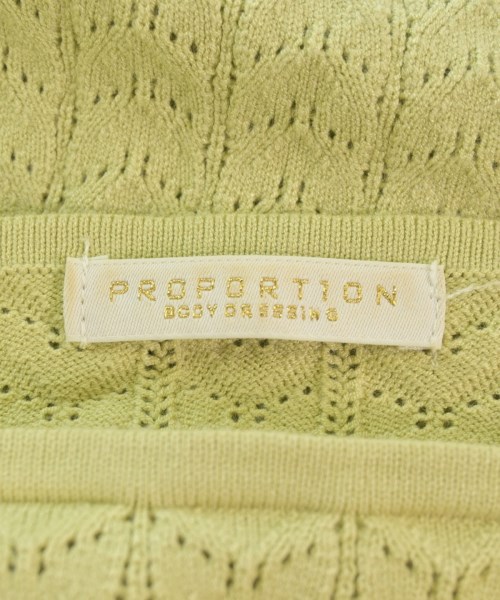 PROPORTION BODY DRESSING（プロポーションボディードレッシング）ニット・セーター 緑 サイズ:M レディース/2200702966019