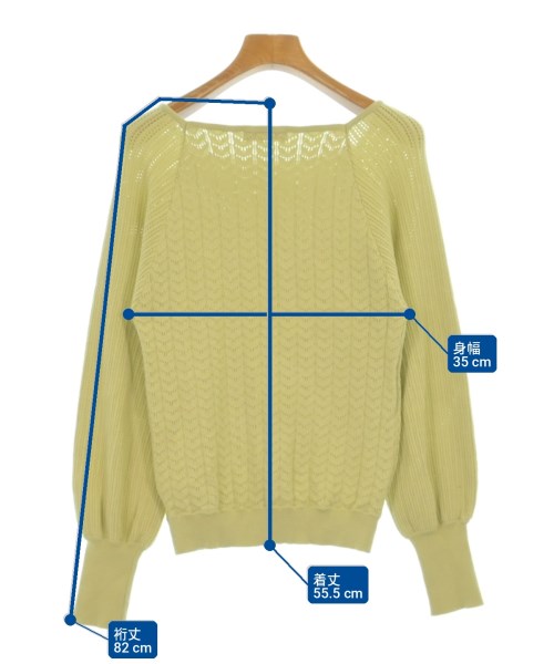 PROPORTION BODY DRESSING（プロポーションボディードレッシング）ニット・セーター 緑 サイズ:M レディース/2200702966019