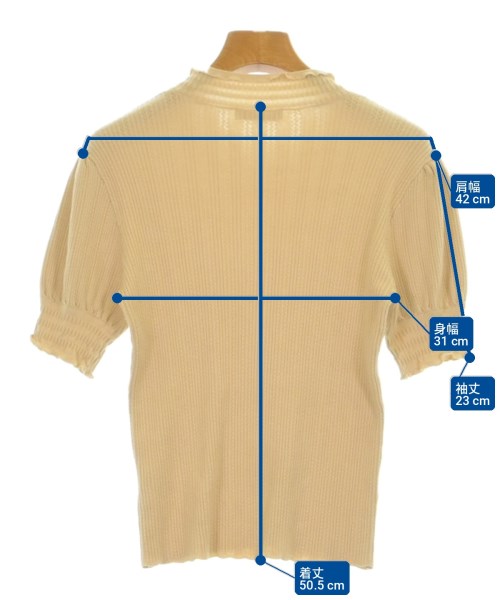 PROPORTION BODY DRESSING（プロポーションボディードレッシング）ニット・セーター ベージュ サイズ:F レディース/2200702966026