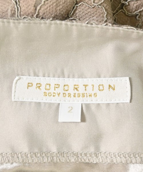 PROPORTION BODY DRESSING（プロポーションボディードレッシング）ワンピース ベージュ サイズ:2(M位) レディース/2200703661067