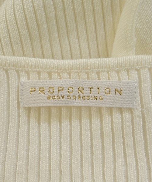 PROPORTION BODY DRESSING（プロポーションボディードレッシング）ニット・セーター 白 サイズ:M レディース/2200703661135