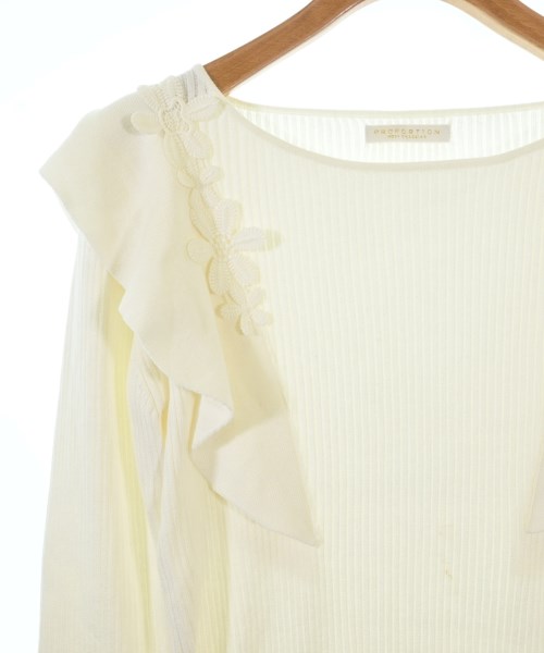 PROPORTION BODY DRESSING（プロポーションボディードレッシング）ニット・セーター 白 サイズ:M レディース/2200703661135