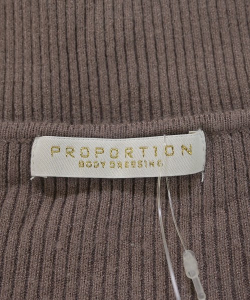 PROPORTION BODY DRESSING（プロポーションボディードレッシング）ニット・セーター 茶 サイズ:S レディース/2200703661142