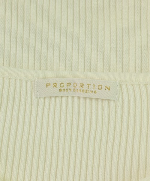 PROPORTION BODY DRESSING（プロポーションボディードレッシング）ニット・セーター 白 サイズ:F レディース/2200703118035