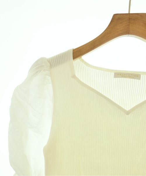 PROPORTION BODY DRESSING（プロポーションボディードレッシング）ニット・セーター 白 サイズ:F レディース/2200703118035