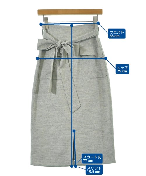 PROPORTION BODY DRESSING（プロポーションボディードレッシング）ロング・マキシ丈スカート グレー サイズ:M レディース/2200662123071